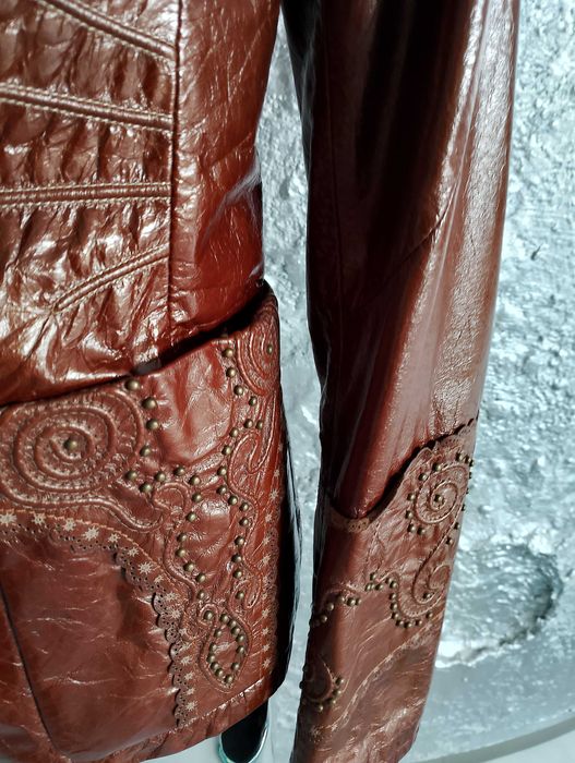 Flo cło włoska kurtka naturalne futro roz L