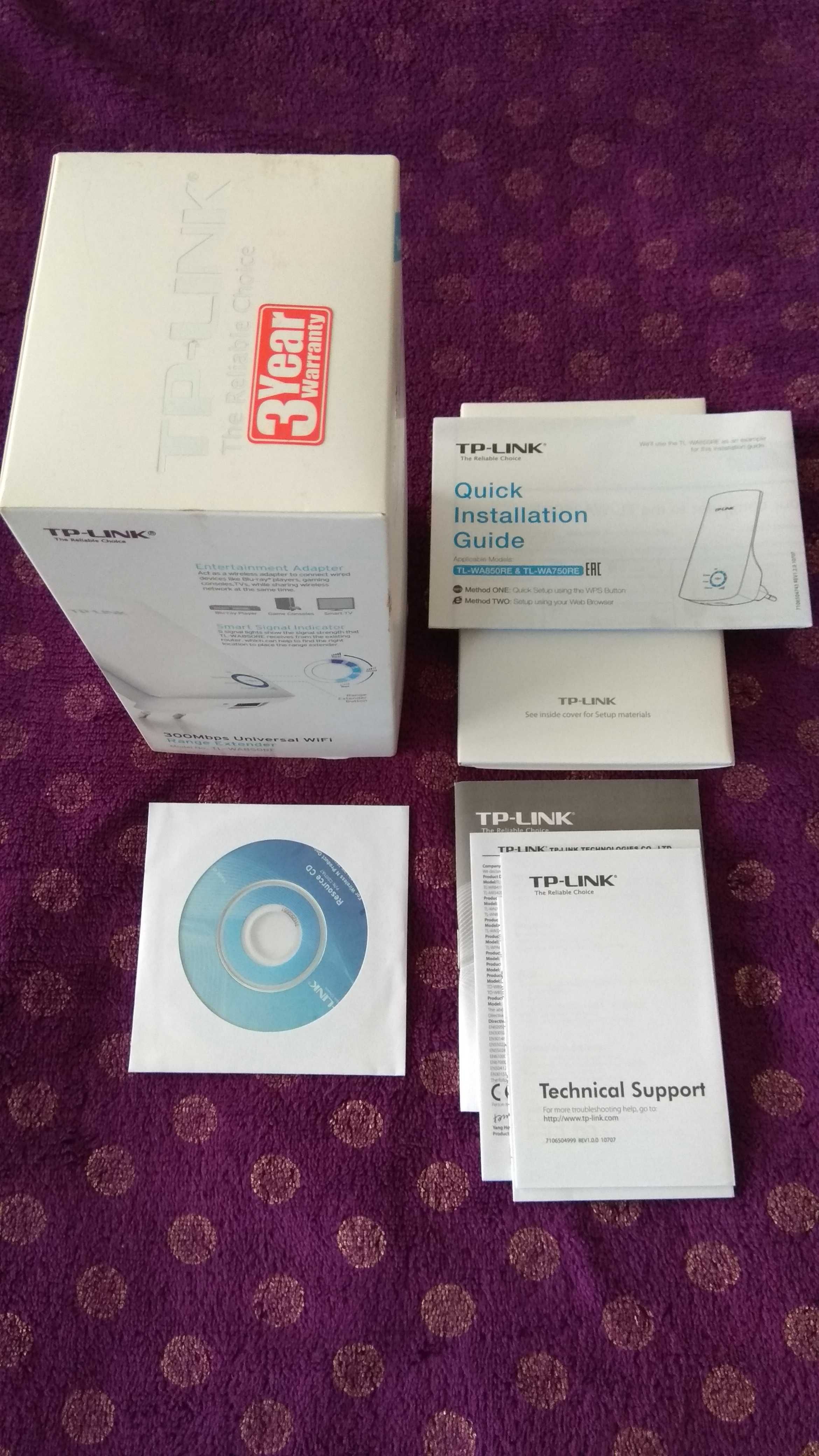 TP-LINK  Range Extender  300Mbs  Universal WIFI