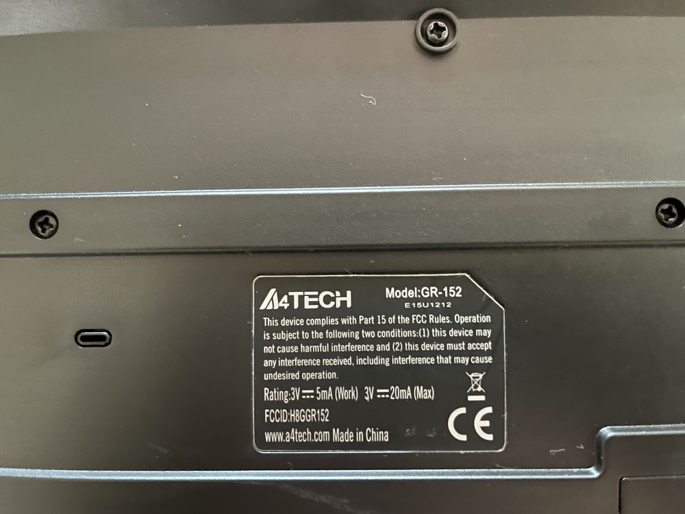 Безпроводная клавиатура A4 Tech GR-152 безпровідна клавіатура