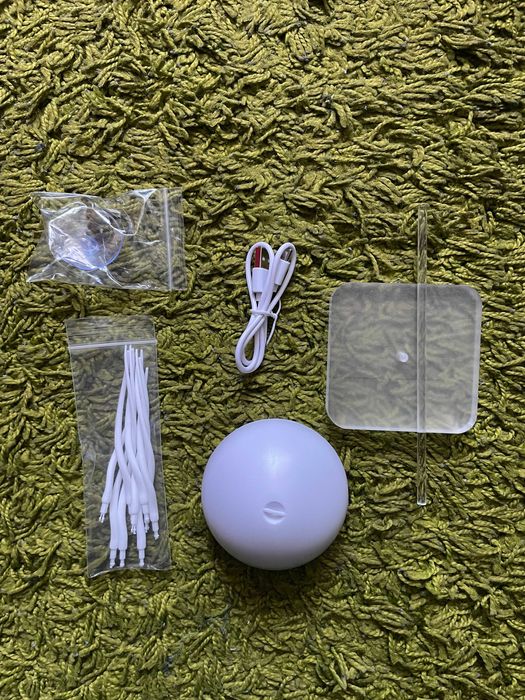 LAMPKA NOCNA LED W kształcie meduzy DLA DZIECI zmieniająca kolor! USB