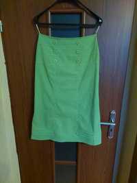 damska zielona spódnica