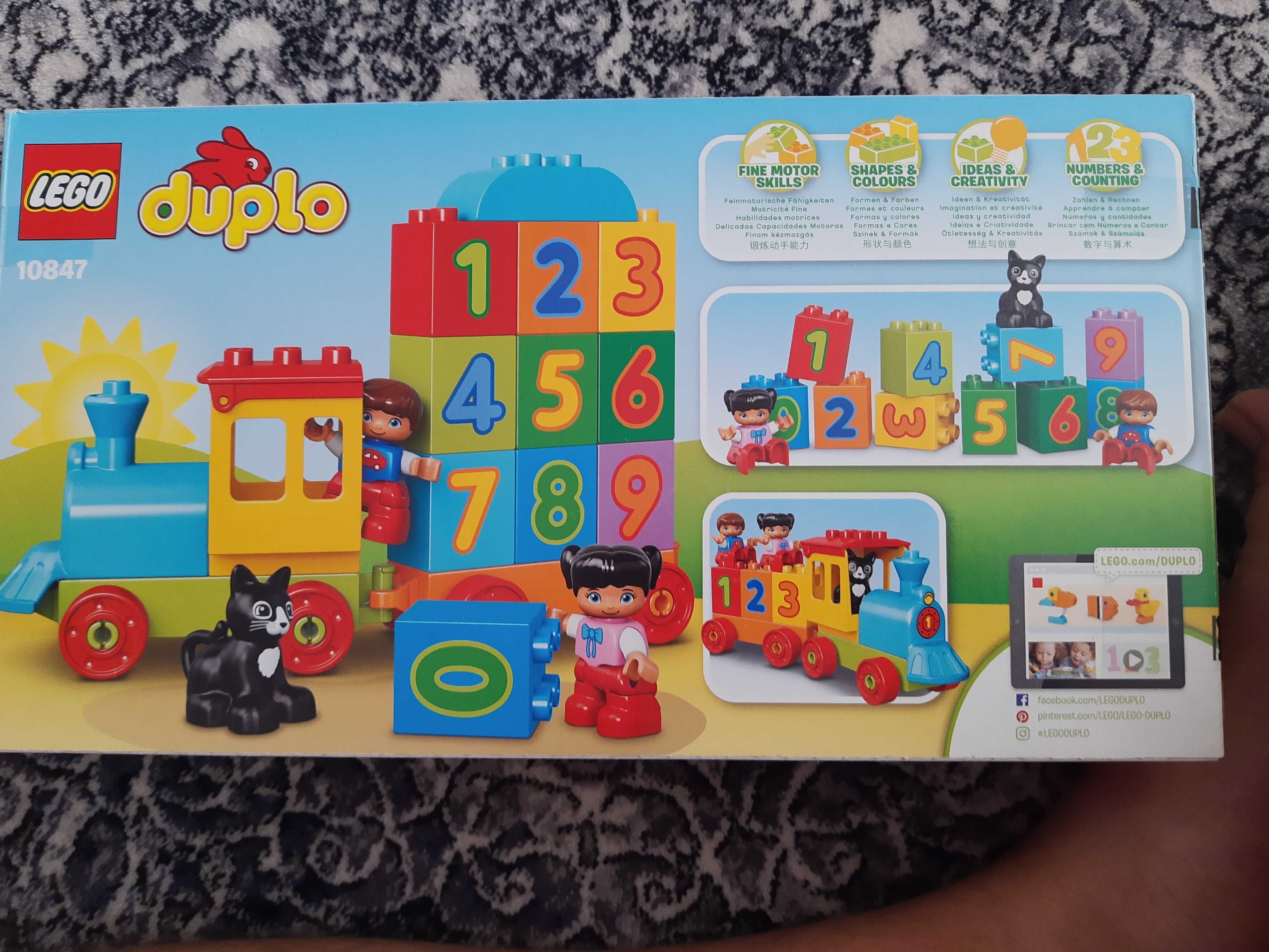 LEGO Duplo 10847 Pociąg z cyferkam PUDEŁKOi