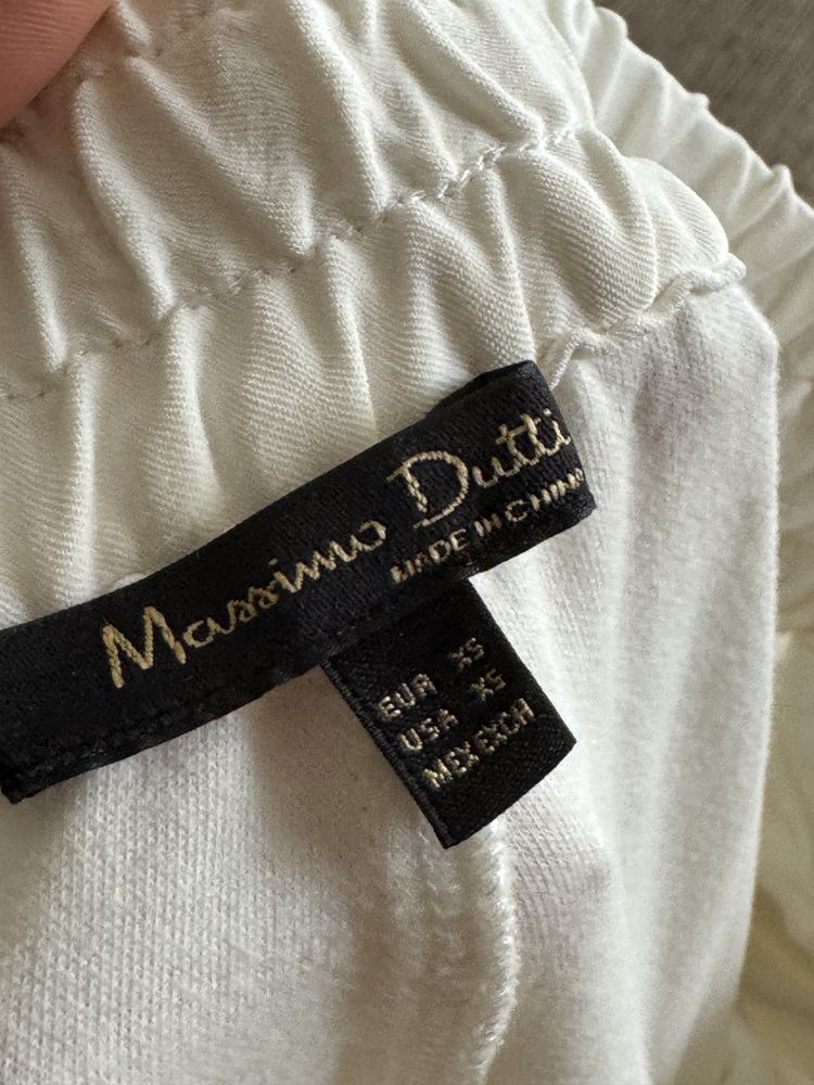 Шикарний білий костю з віскози massimo dutti, оригінал