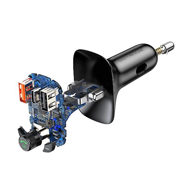 Transmiter Bluetooth / ładowarka do samochodu Baseus S-13 (Overseas Ed