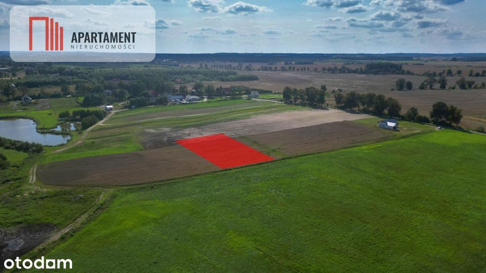 Gotowa działka budowlana Gołębiewo Wlk.