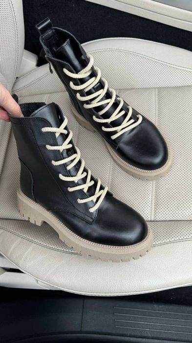 Черевики жіночі шкіряні зимові. Зимние женские ботинки