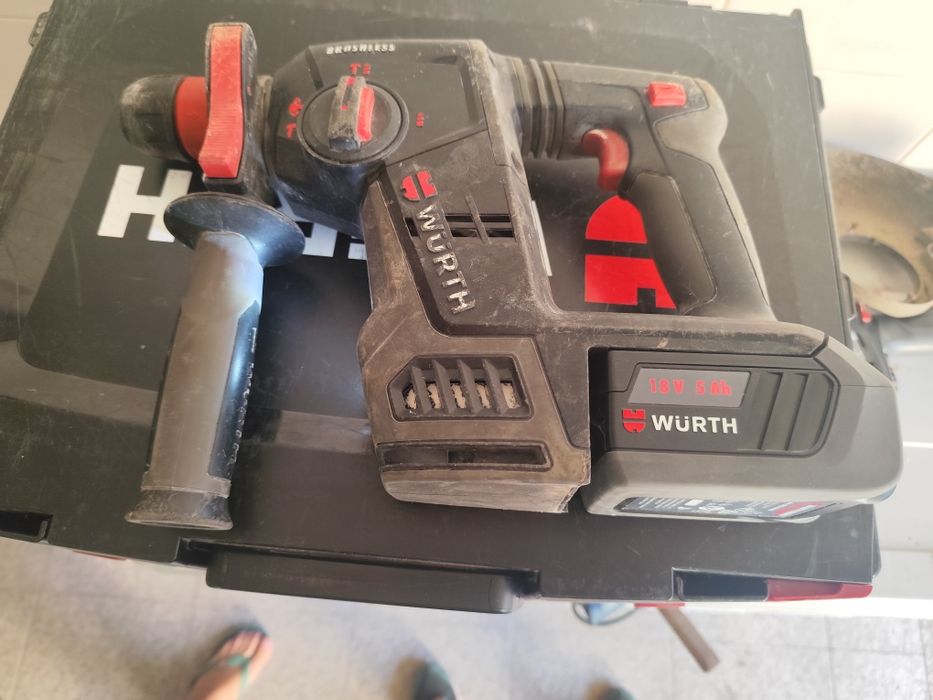 Máquina de furar pedra a bateria Wurth