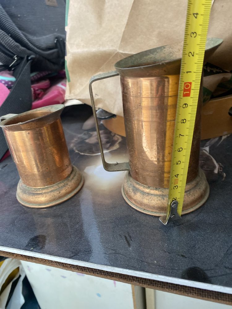 Peças de cobre antigas