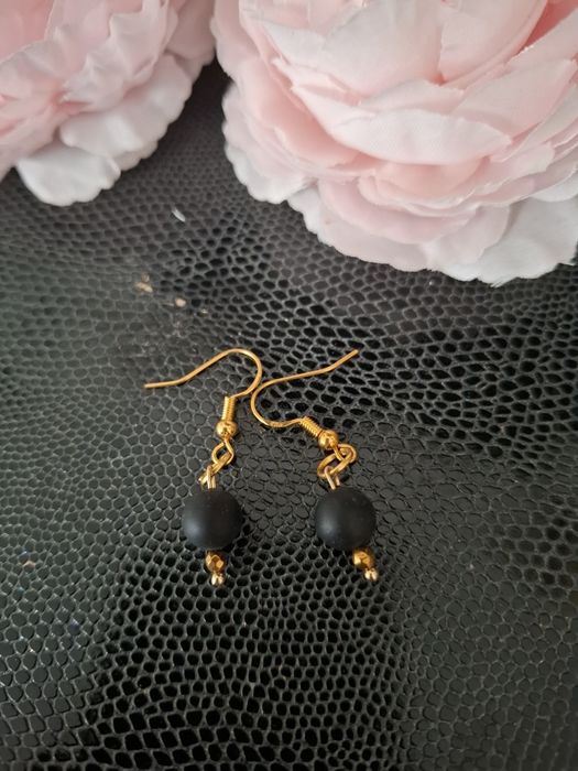 Kolczyki handmade z naturalnych kamieni