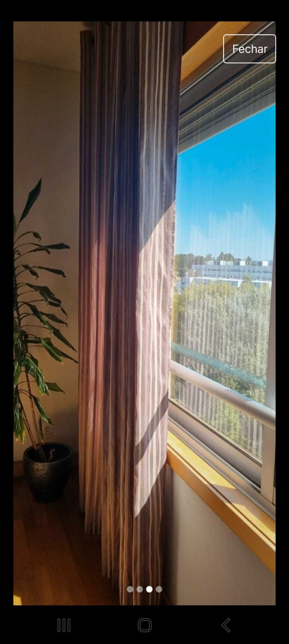 Cortinados Castanhos
