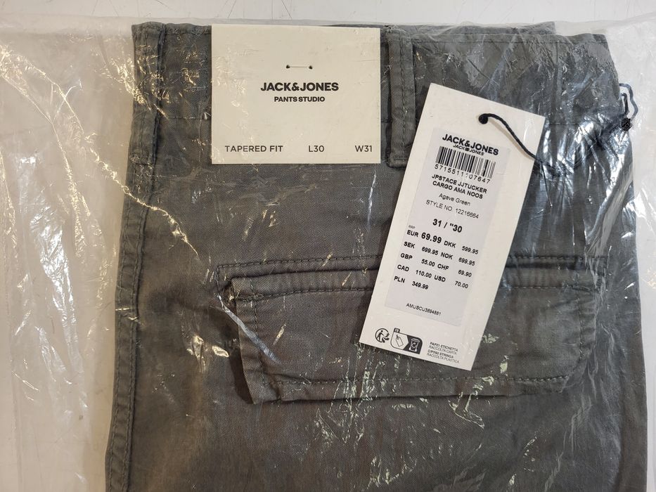 Spodnie Bojówki Carrot Fit Jack&Jones roz. 31/30