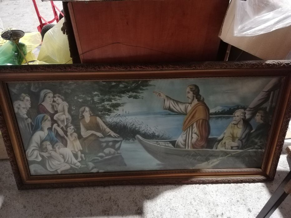 Stary obraz religijny. Odbiór osobisty.