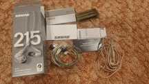 Shure SE215 uszkodzona prawa słuchawka