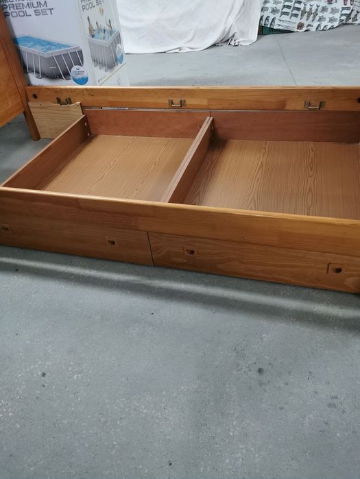 Cama solteiro pinho maciço