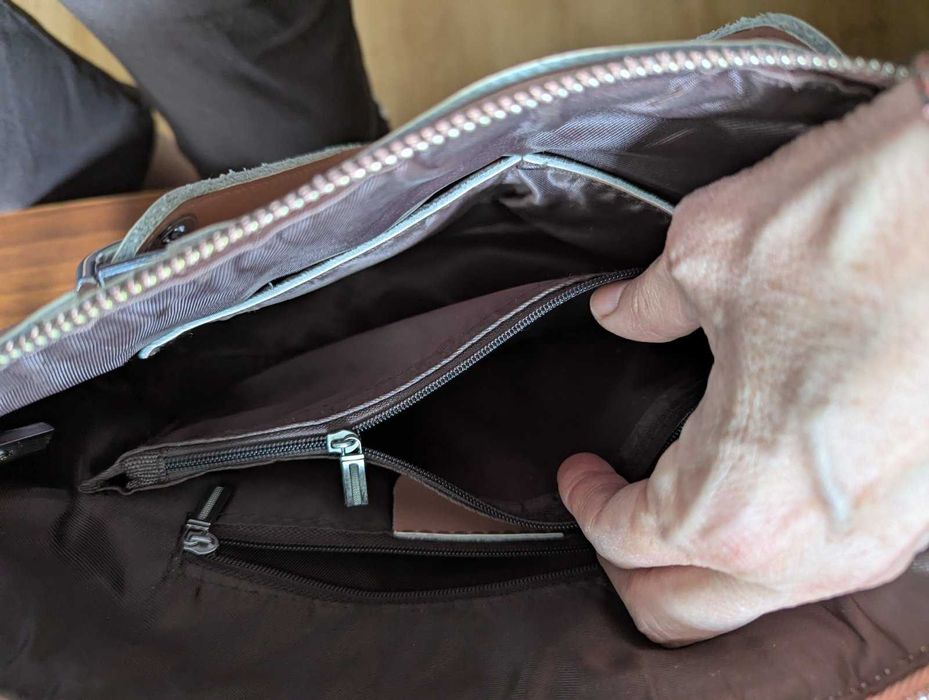 сумка жіноча шкіряна, колір пудра