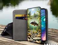 Etui zamykane wędkarskie do Samsung Galaxy S24 Ultra ! Karp szczupak