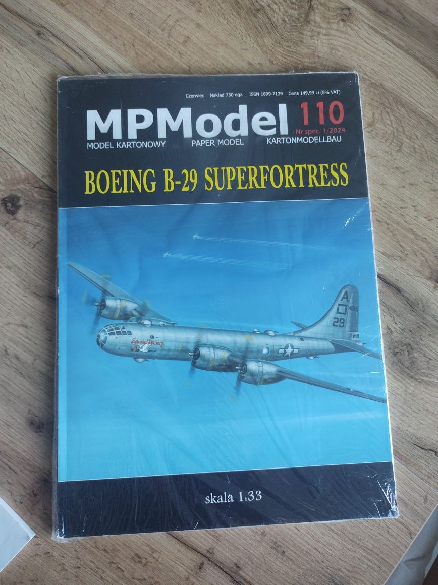 Model kartonowy Boeing B-29 Superfortress MPModel