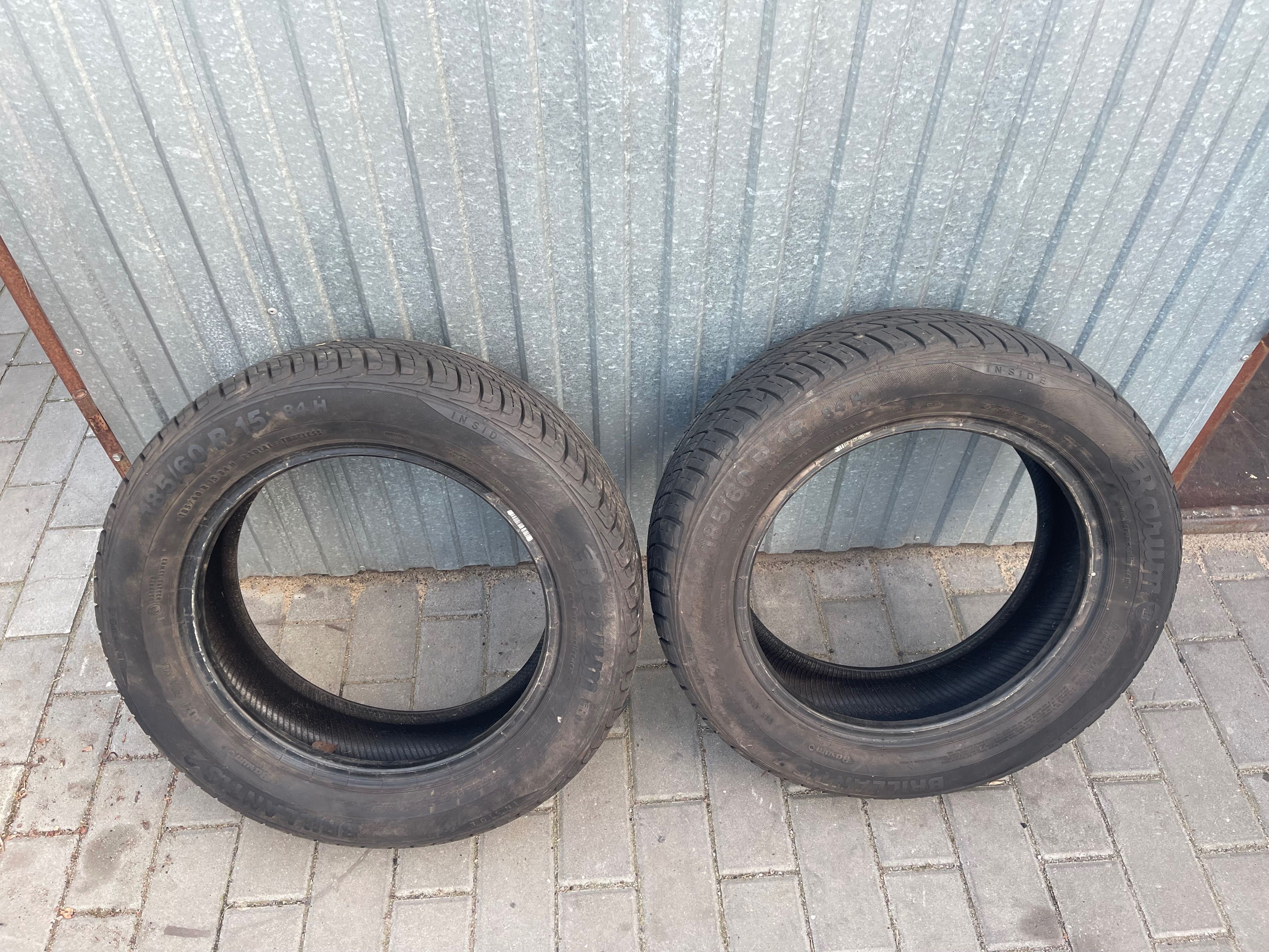 Opony 185/60 R15 84H BARUM Brillantis 2 JAK NOWE ! Gruby Bieżnik!