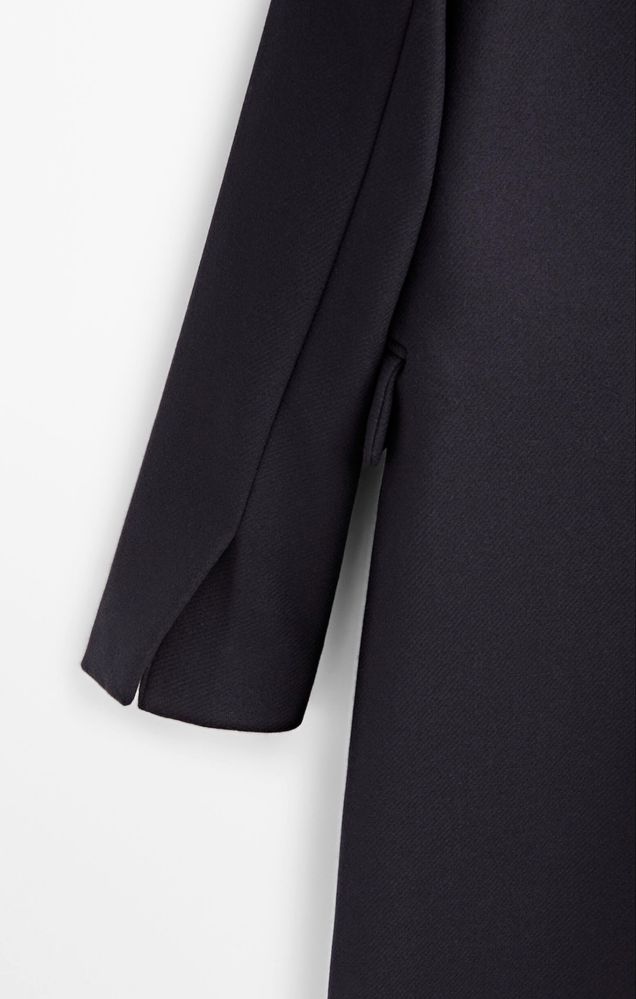 Пальто синє Massimo Dutti
