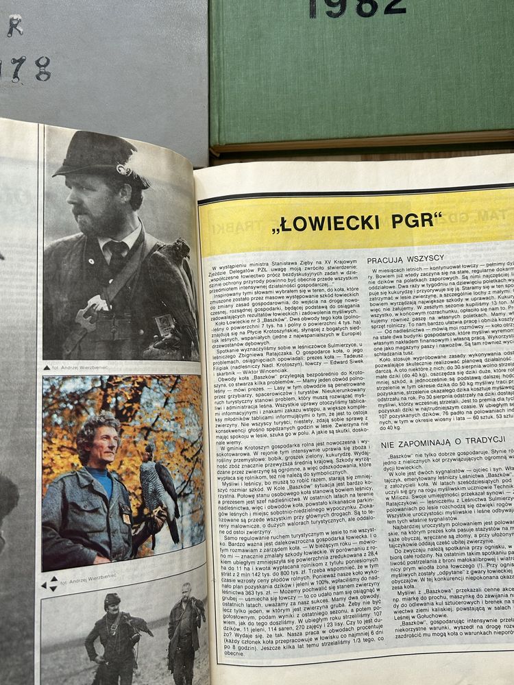 Łowiec Polski od 1977 do 1991 roczniki