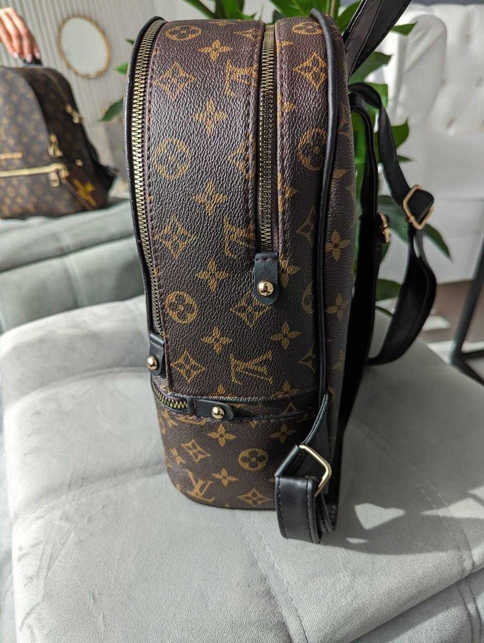 Рюкзак жіночий женский Louis Vuitton Spring LUX коричневий