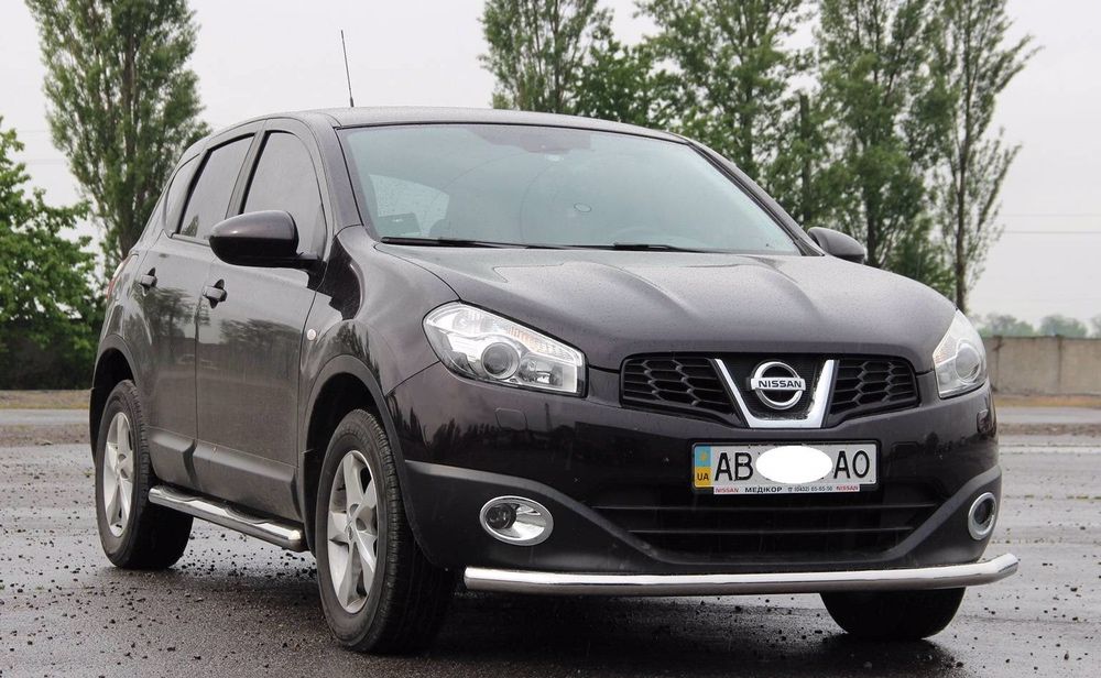 Кенгурятник Nissan Qashqai 2007-2014 Захист бамперу Дуги Тюнінг
