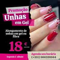 Extensao de unhas fibra, gel, tips