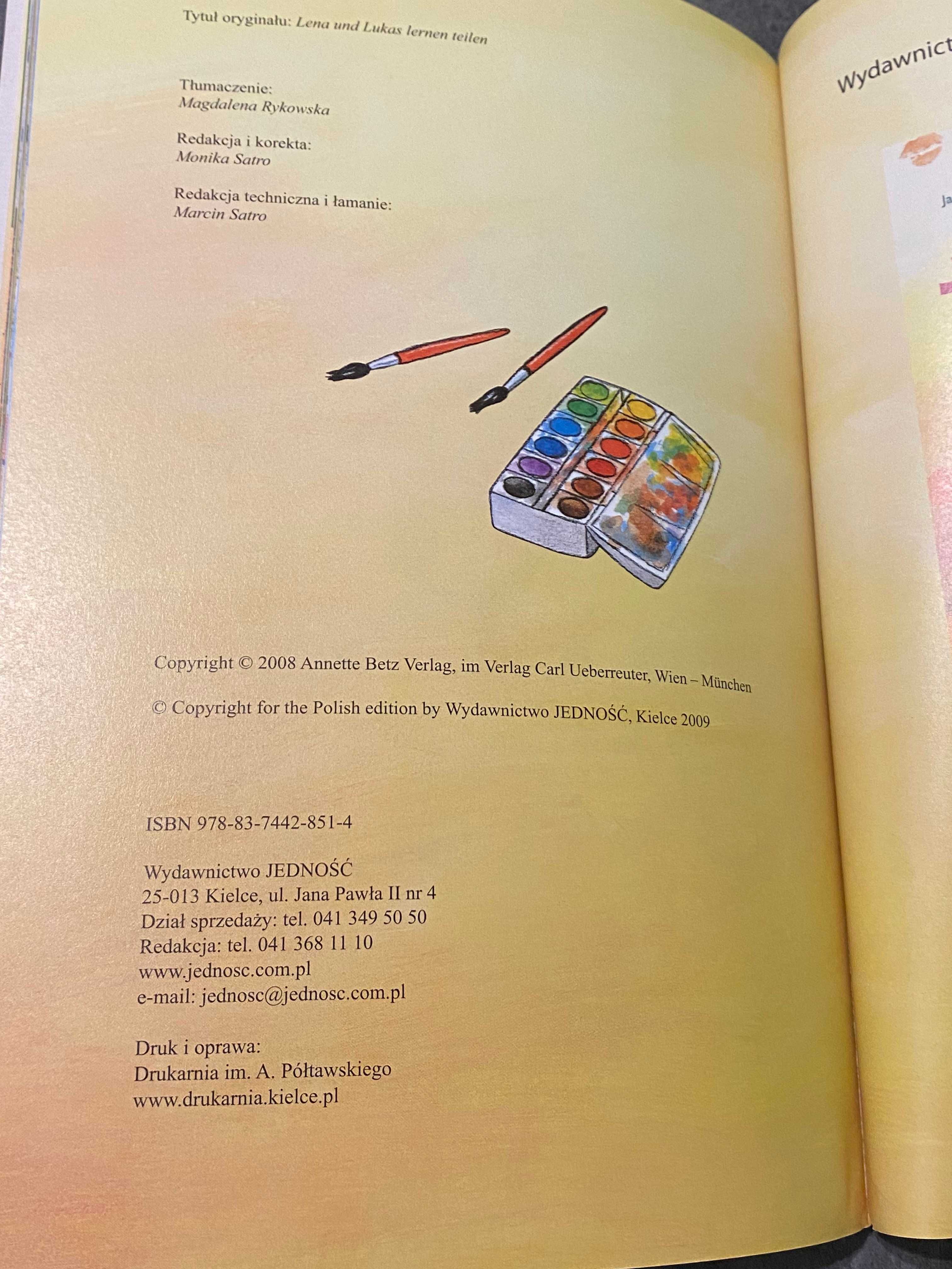 Książeczka Kasia i Tomek uczą się dzielić Georg Bydliński