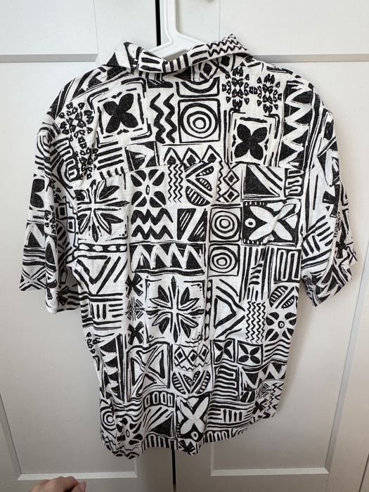 Lniana zwiewna letnia koszula meska