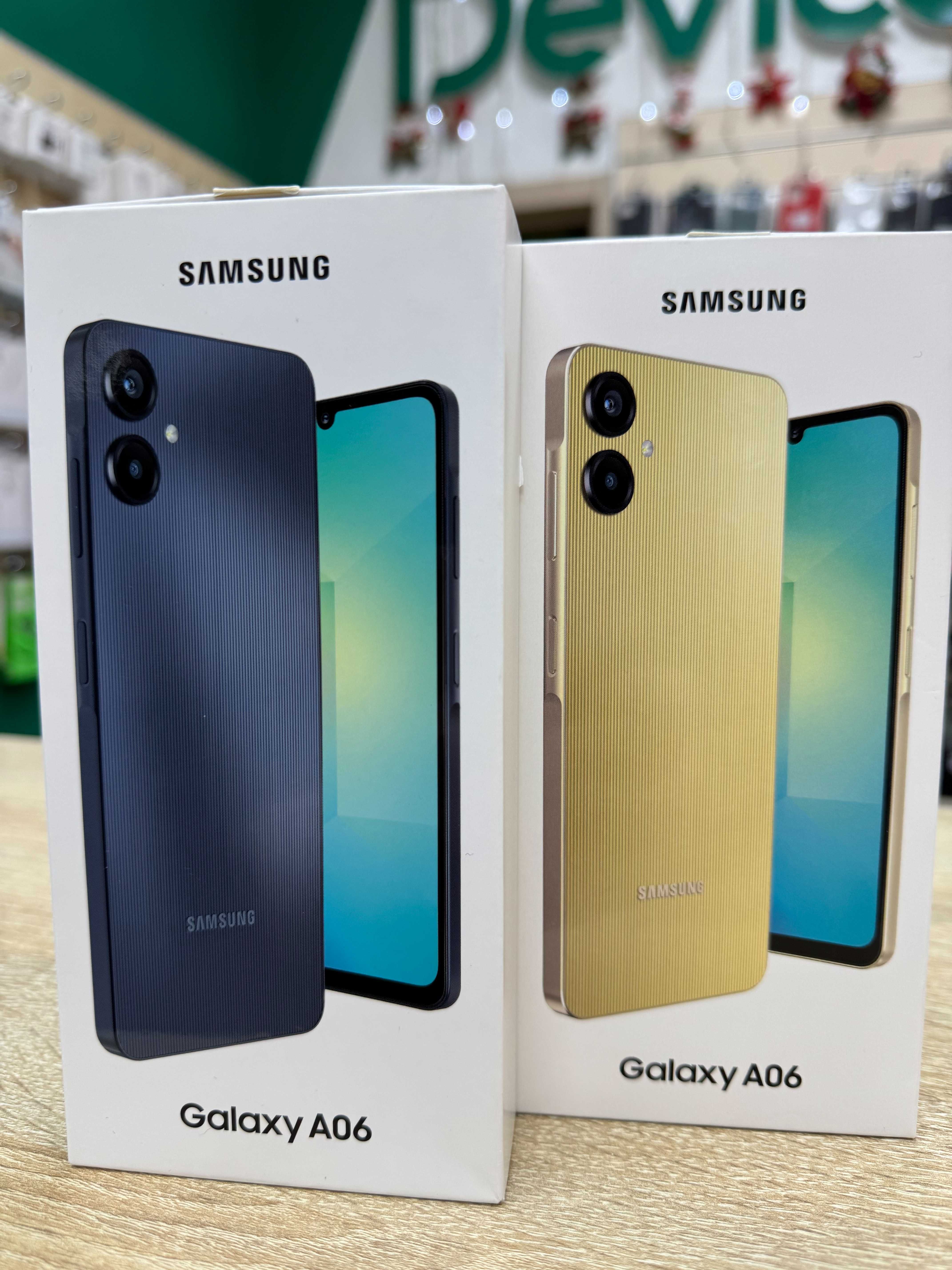 Смартфон Samsung Galaxy A06 64/128GB | Black, Light Blue, Gold EU+UA