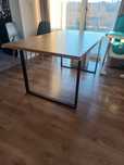 Stół do jadalni 160x90 nogi metalowe