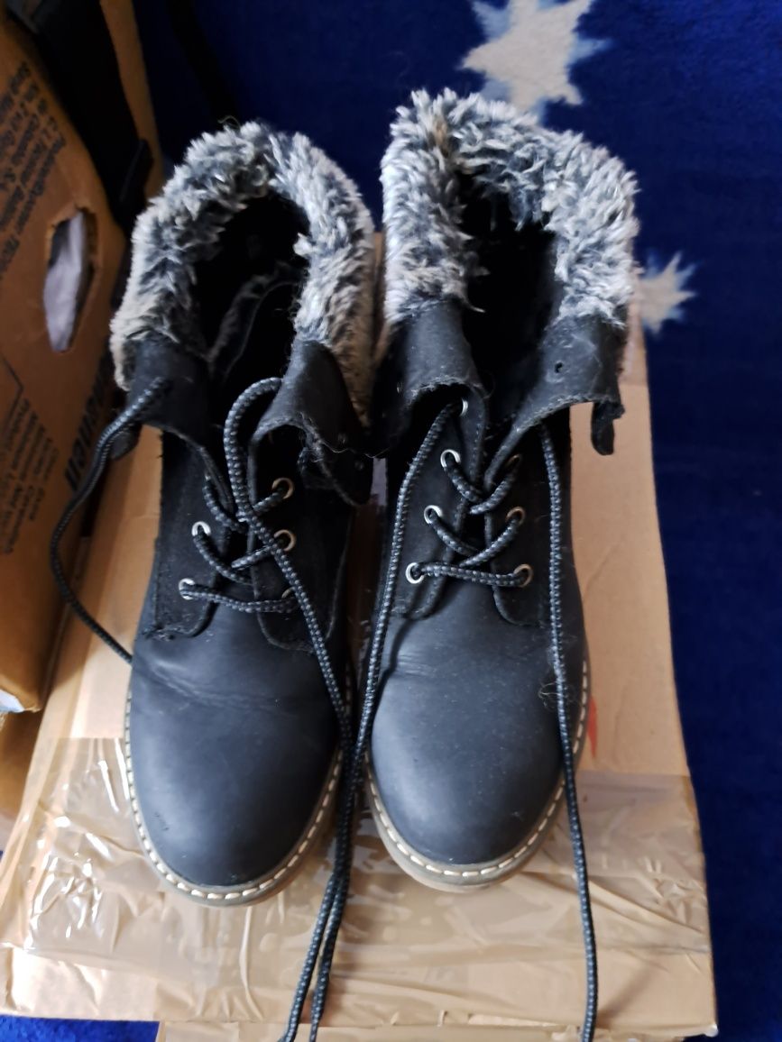 Buty zimowe trapery damskie Deichmann 38