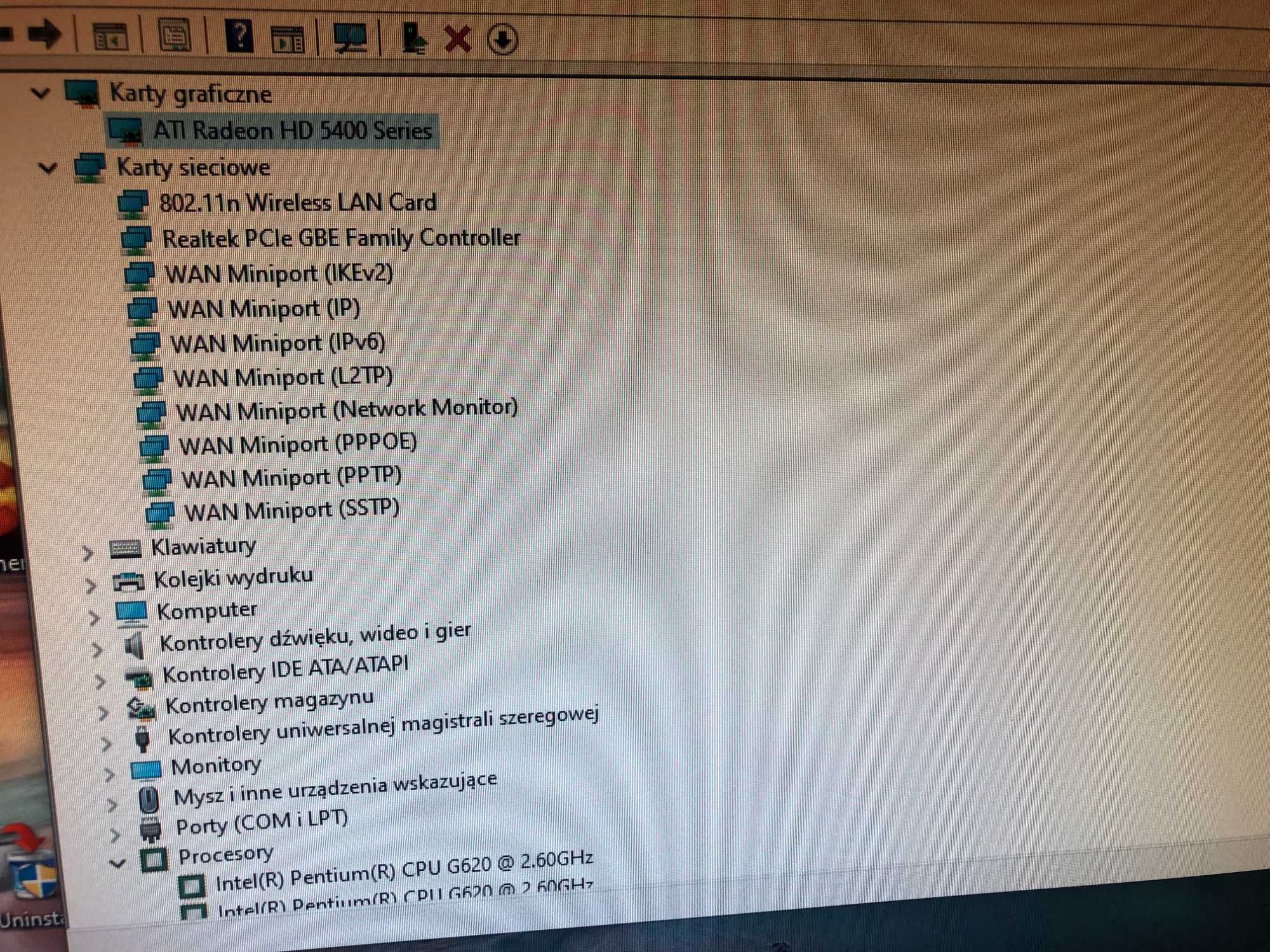 Sprzedam komputer stacjonarny z monitorem Sony