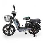 Электроскутер Двухместный FADA RUTA (1000W, 60V,15Ah, 17") Черный