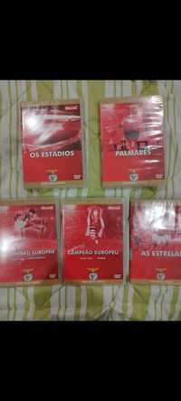 5 DVDs do Benfica