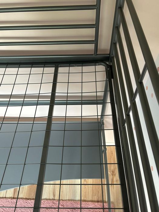 Łóżko piętrowe z biurkiem ikea Svarta + organizer gratis