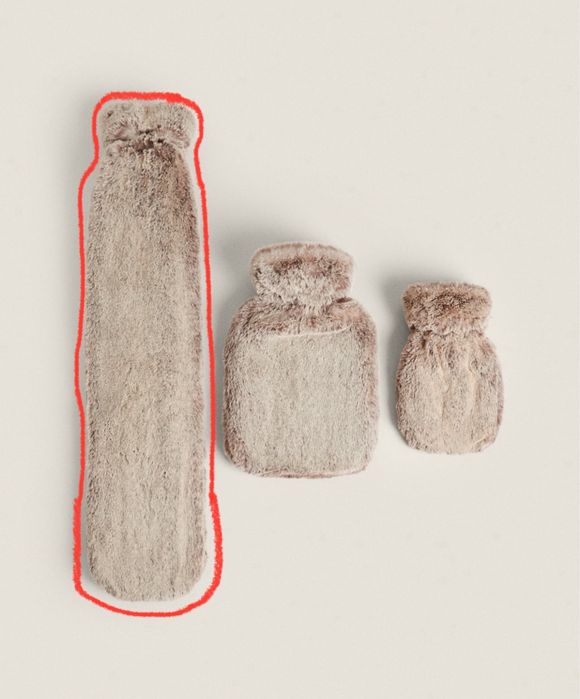 Saco Grande De Água Quente Pelo Sintético Zara Home NOVO