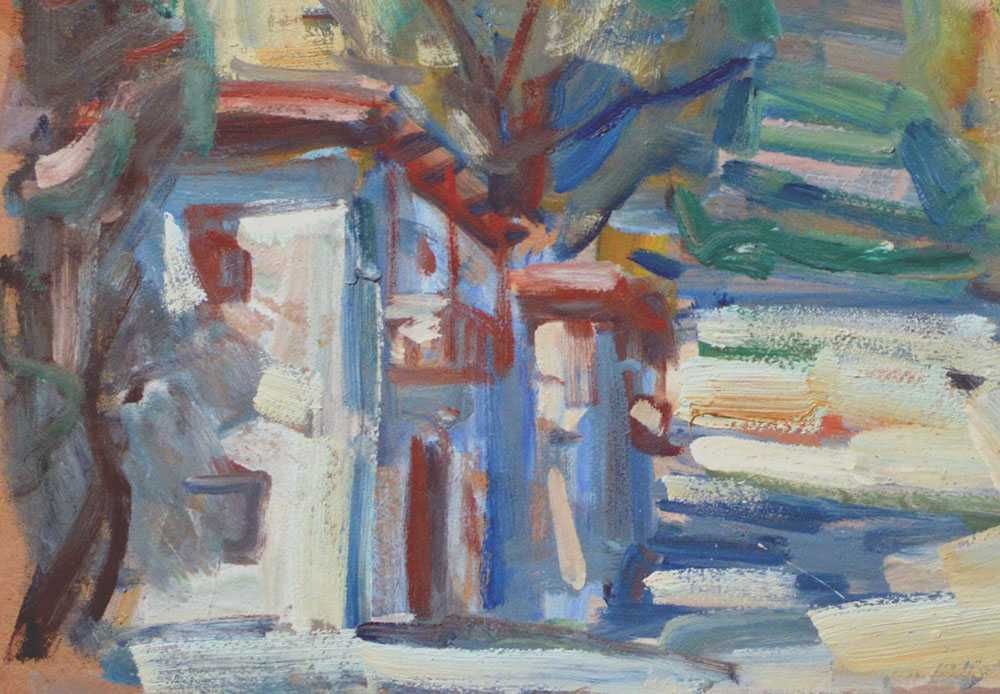 Захаров Федор Захарович. Алушта Крым к/м ~80*55 см. С экспертизой