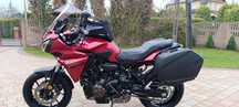 Yamaha MT 07 Tracer ABS 10tys.km-TUV 3-KUFRY Grzane MANETY I KANAPA Szybka TORBA