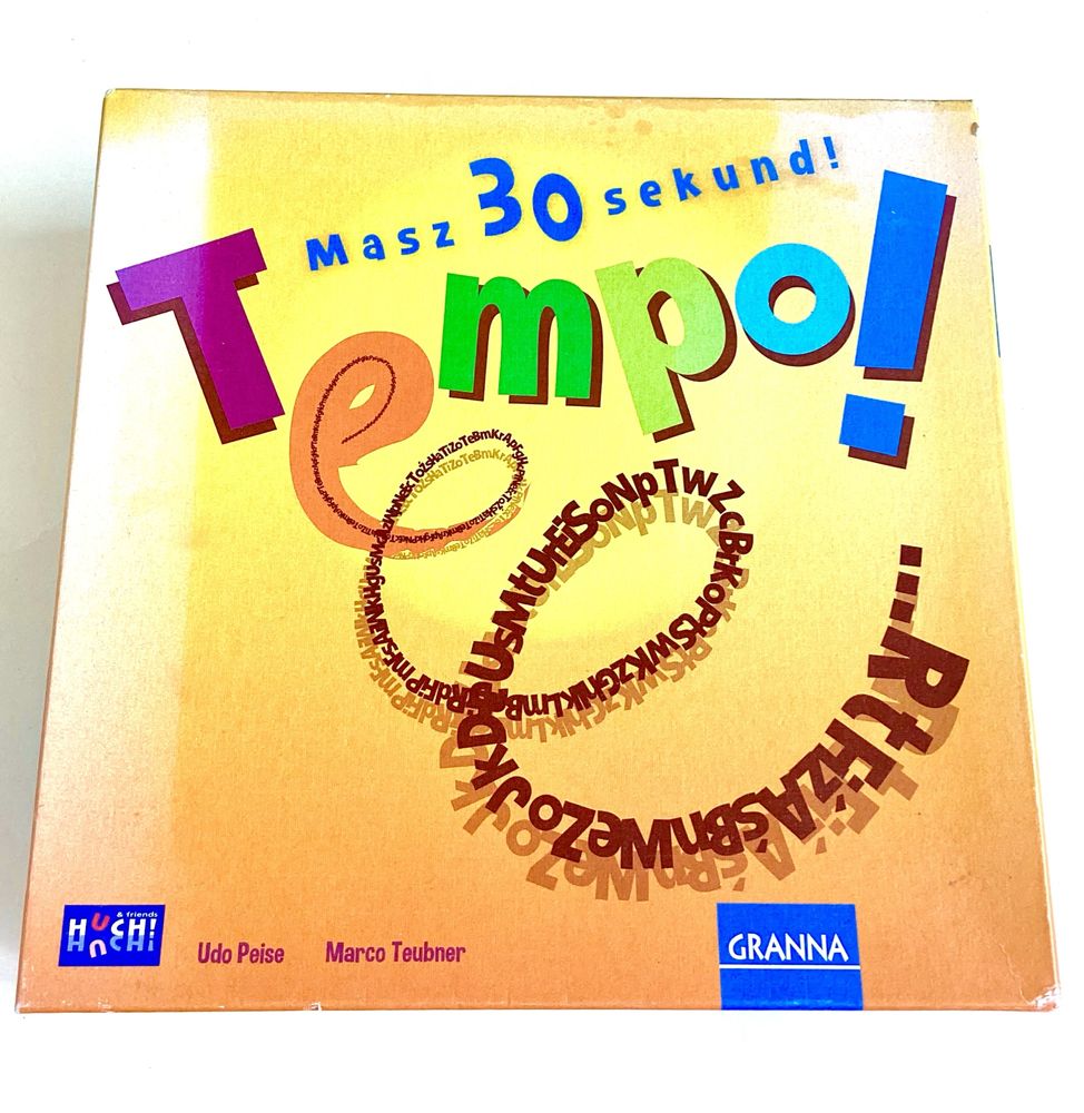 Tempo Masz 30 sekund Gra planszowa Granna