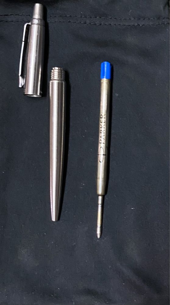 Ручка шариковая металическая хромированная Parker Made in France
