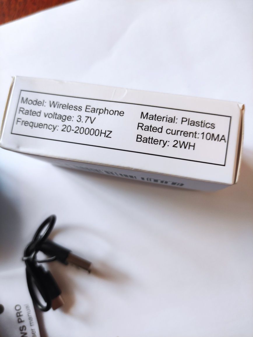 TWS Pro 60  безпровідні навушники чорні