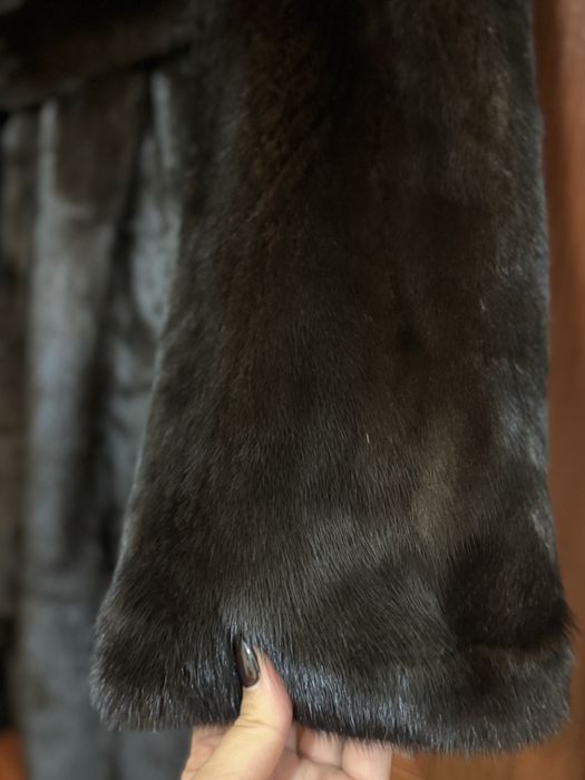 Шуба норкова подовжена