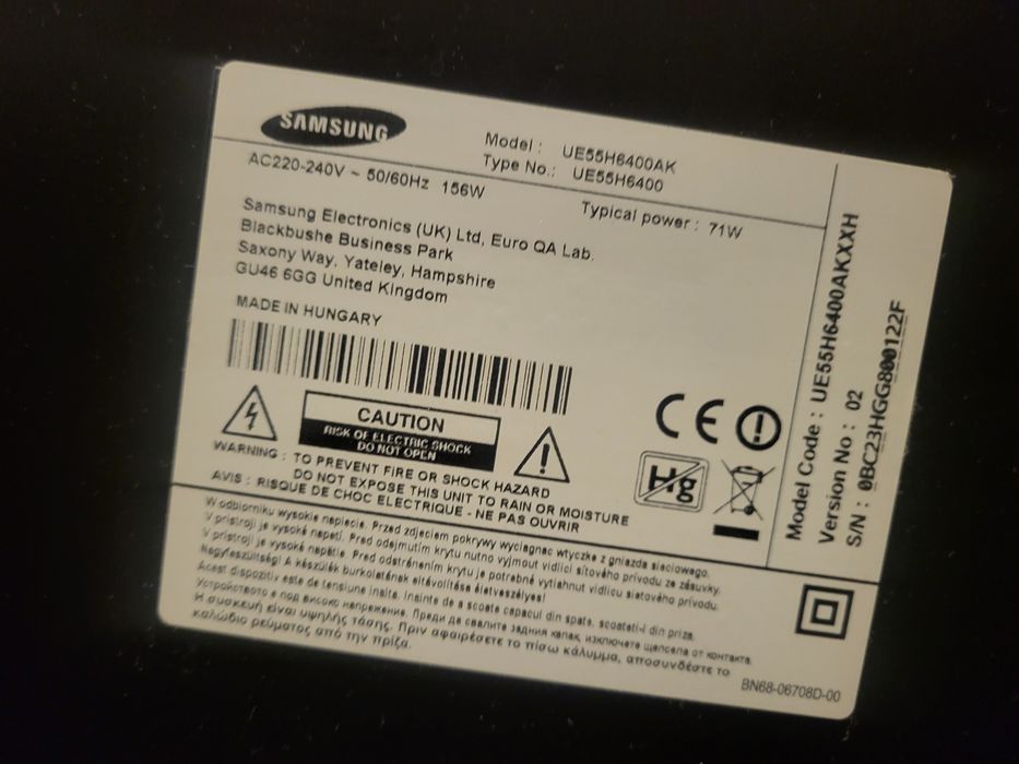 Telewizor Samsung 55 EU55H6400AK