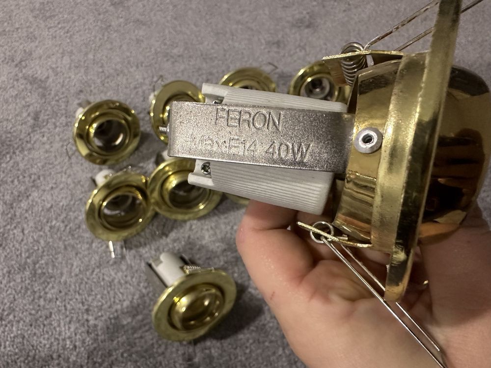 Feron светильник потолочный max 40w e14