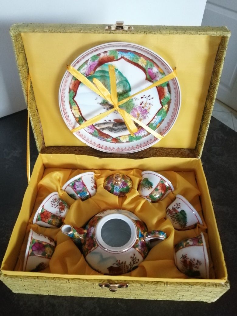 Chiński porcelanowy zestaw do herbaty