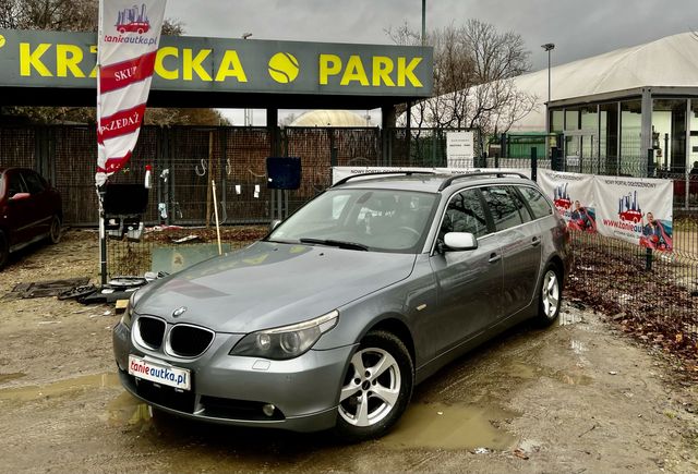 BMW E61 520D // Klima // 2006 // Skóry // Hak // Alu // Zadbana