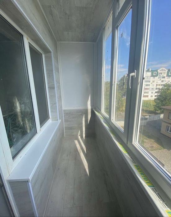 Балконы под ключь, рама, вынос, обшивка, утепление