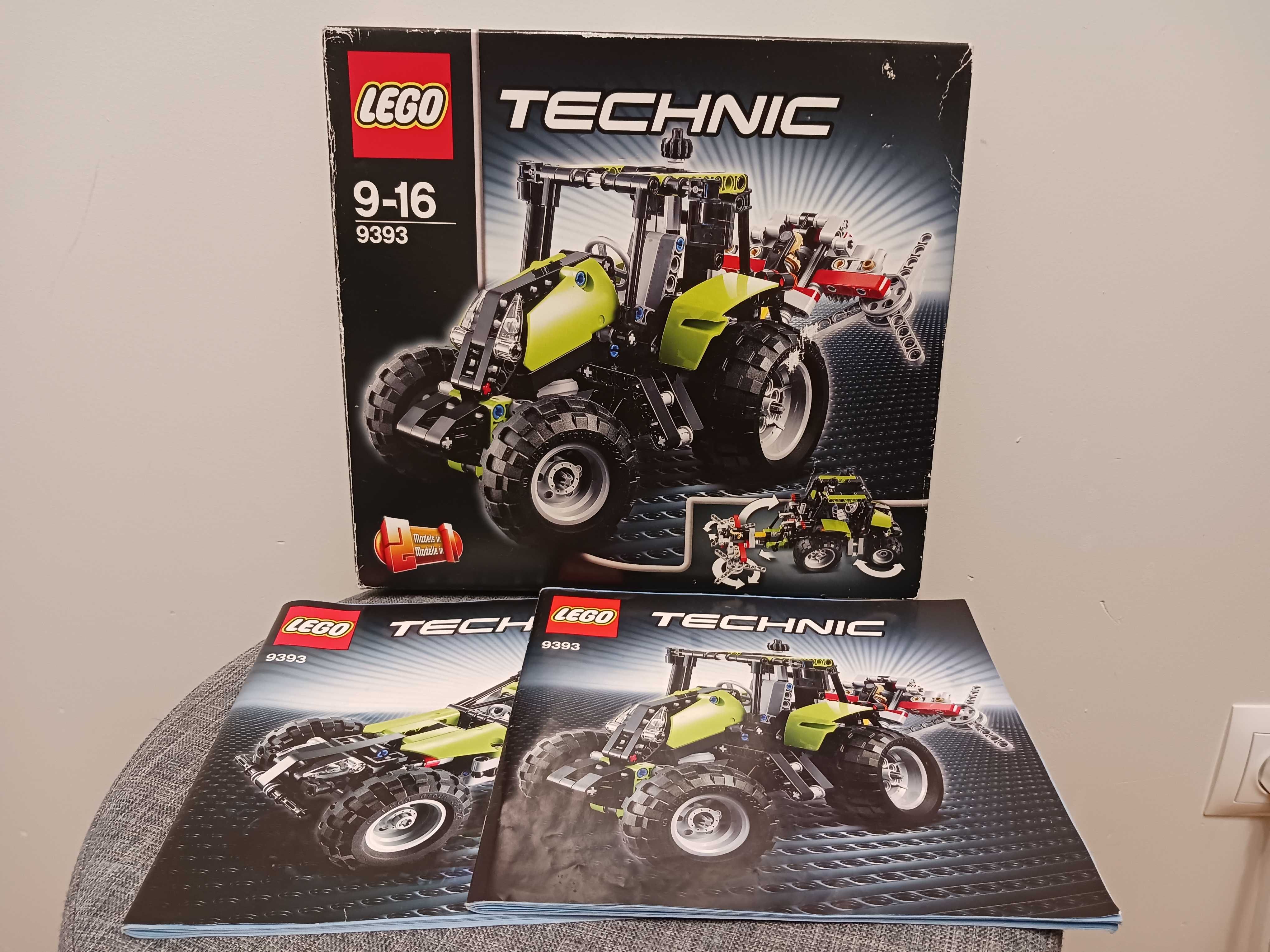 LEGO TECHNIC 9393 - Traktor z kosiarką, klocki lego