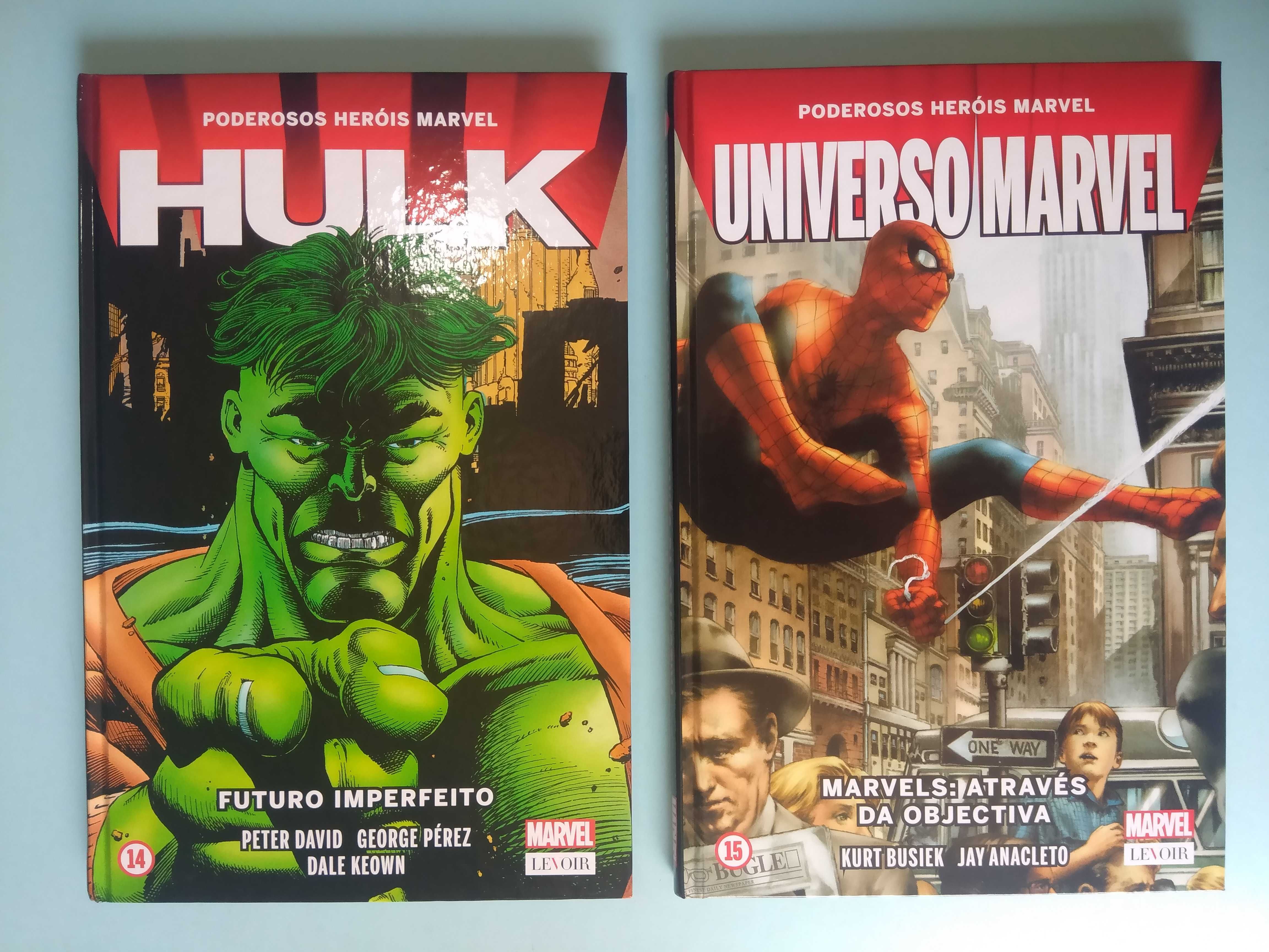 PODEROSOS HERÓIS MARVEL - Completa 15 volumes Ed. Levoir